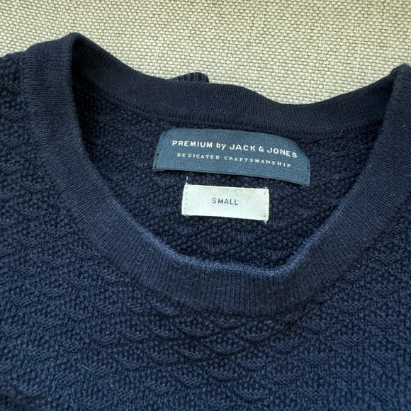 Jack & Jones textured knit crew neck sweater (S) - Picture 3 of 3